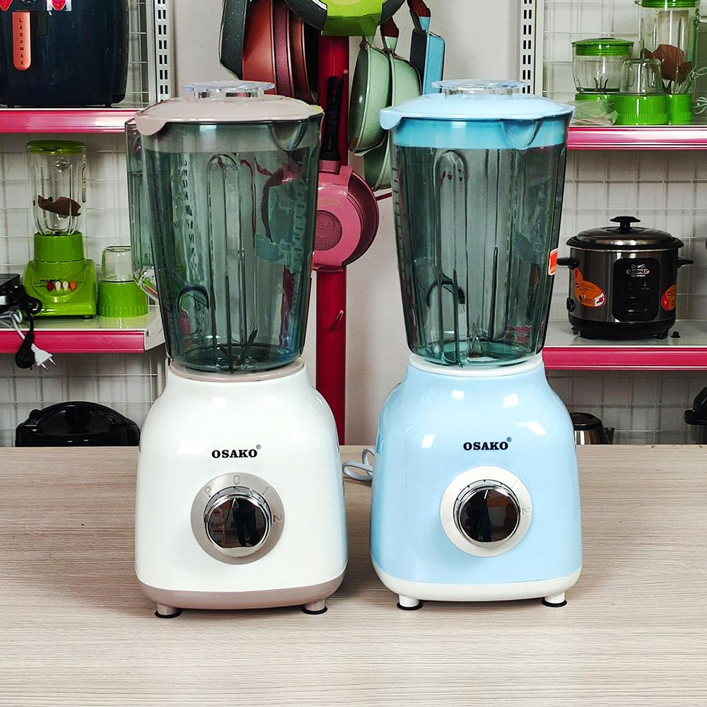 Máy xay sinh tố 400W Osako ST-02 động cơ đồng 100%, cối nhựa 1.5L xay sinh tố kèm cối xay gia vị