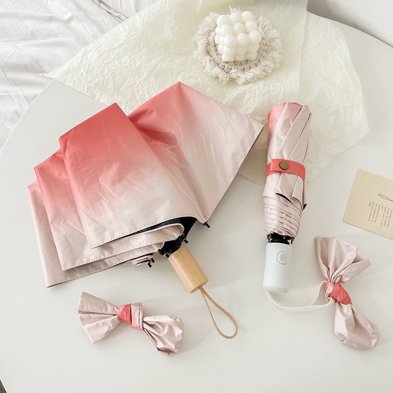 Dù Gấp Tự Động Mini Chống Tia UV Chất Liệu Vinyl