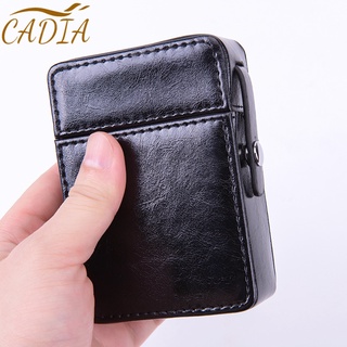 Hộp Đựng Thuốc Lá Bằng Da Dập Nổi Phong Cách Doanh Nhân Sang Trọng Cho Nam