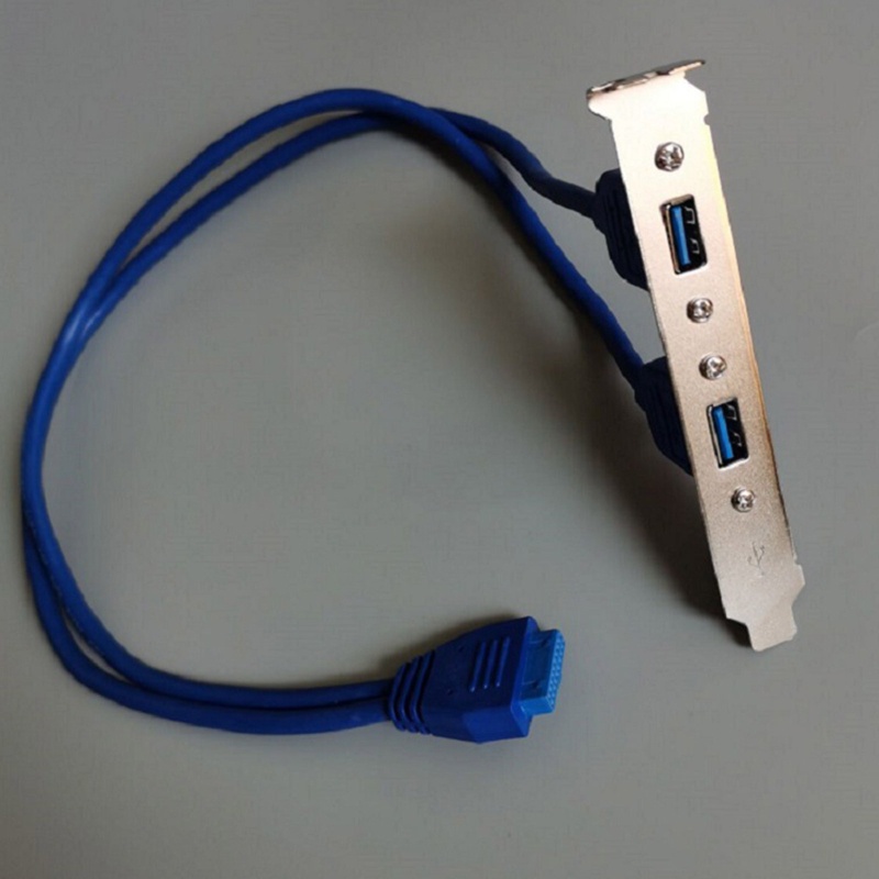 Cáp Mở Rộng Bảng Điều Khiển Mở Rộng 20 Pin Sang USB 3.0 Tốc Độ Cao 2 Cổng