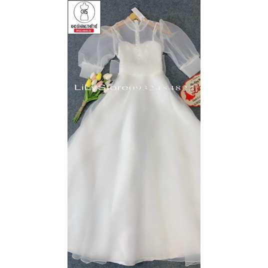ĐẦM TAY PHỒNG XẾP LY BO EO full size S/M/L/XL (ảnh và video do chủ shop chụp )