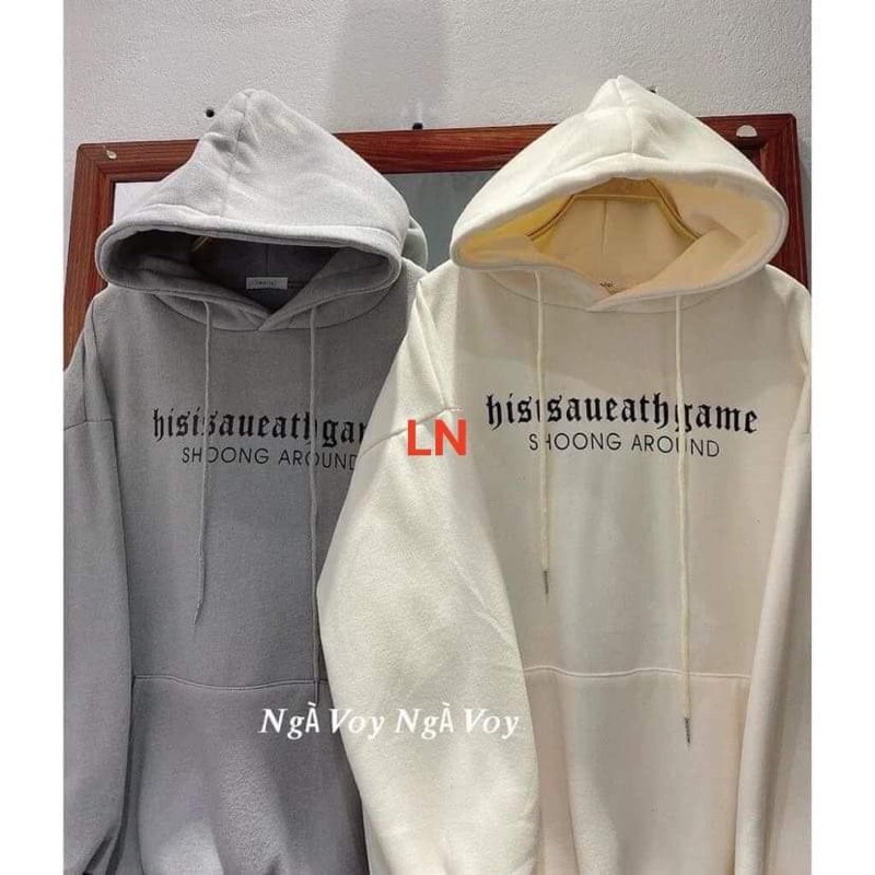 Áo hoodie nỉ caro