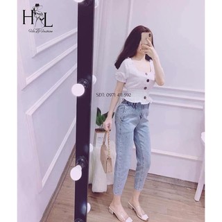 quần jean baggy cạp chun