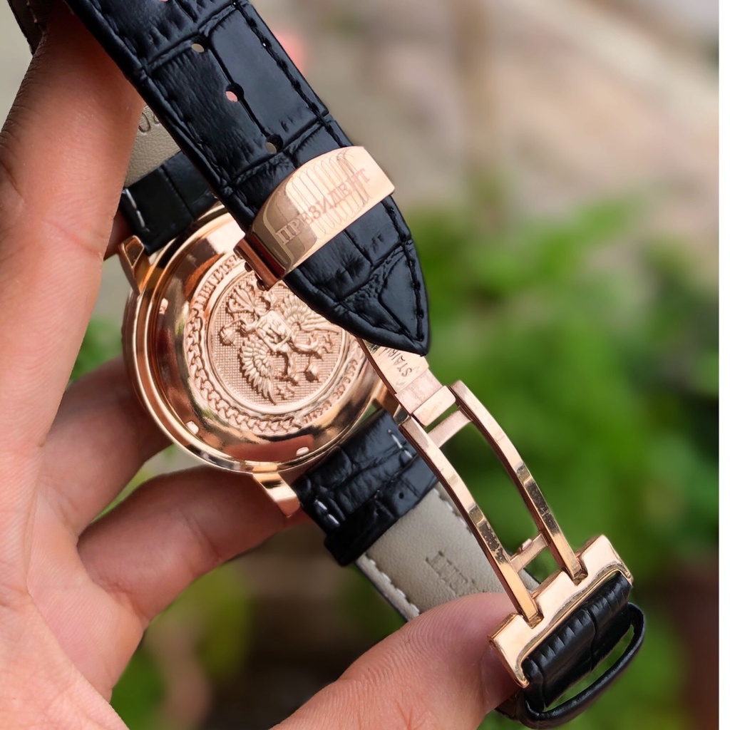 Đồng hồ nam Poljot thương hiệu Nga,dây da chạy pin kim trôi sang trọng lịch sự quá chất | BigBuy360 - bigbuy360.vn