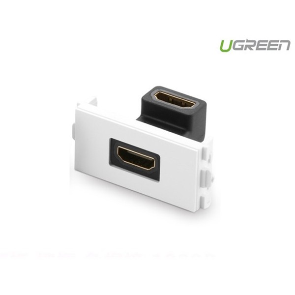 Đế HDMI âm tường bẻ góc 90 độ Ugreen 20318