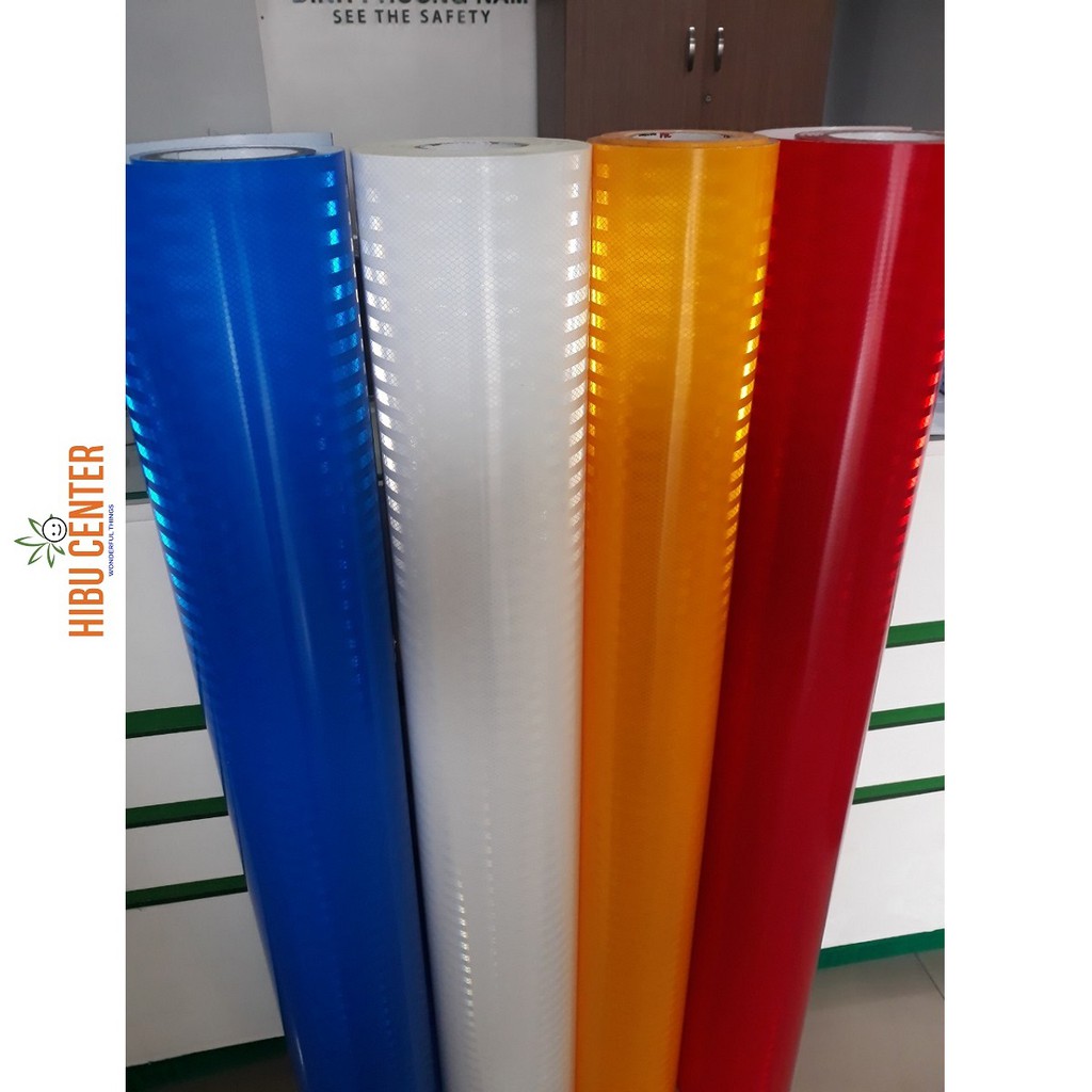 Màng Phản quang 3M Seri 3400 - 1.22m x 1m tương đương hơn 1m2 – Tùy chọn màu An Toàn Ban Đêm, Dán xe, Decal Cao Cấp