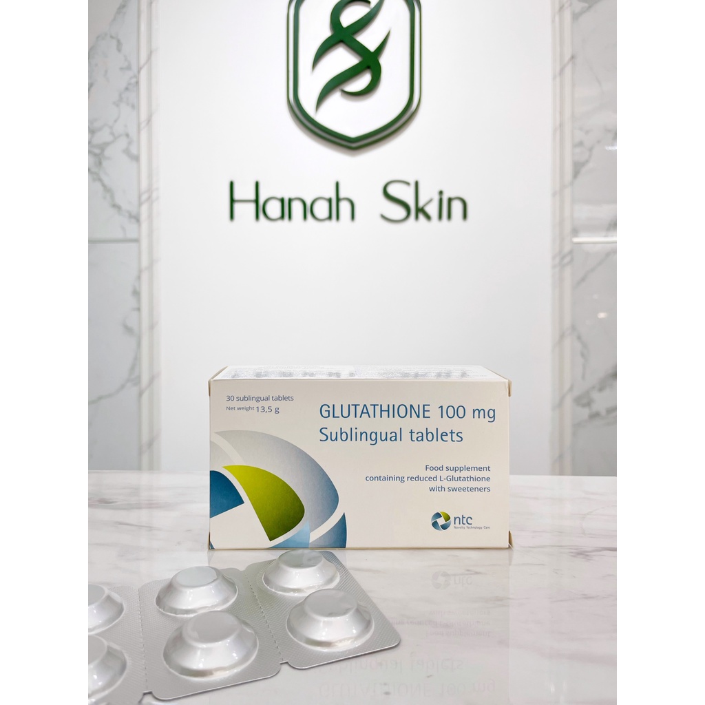 Viên Ngậm Trắng Da, giảm nám, phục hồi da Glutathione – HANAH SKIN