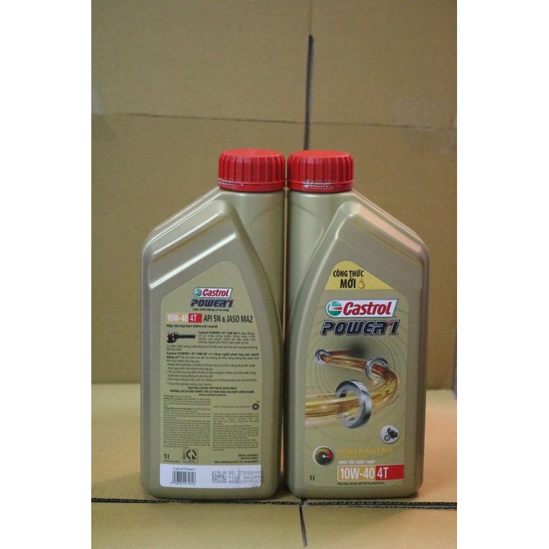 Nhớt castrol xe máy 10w40 1L