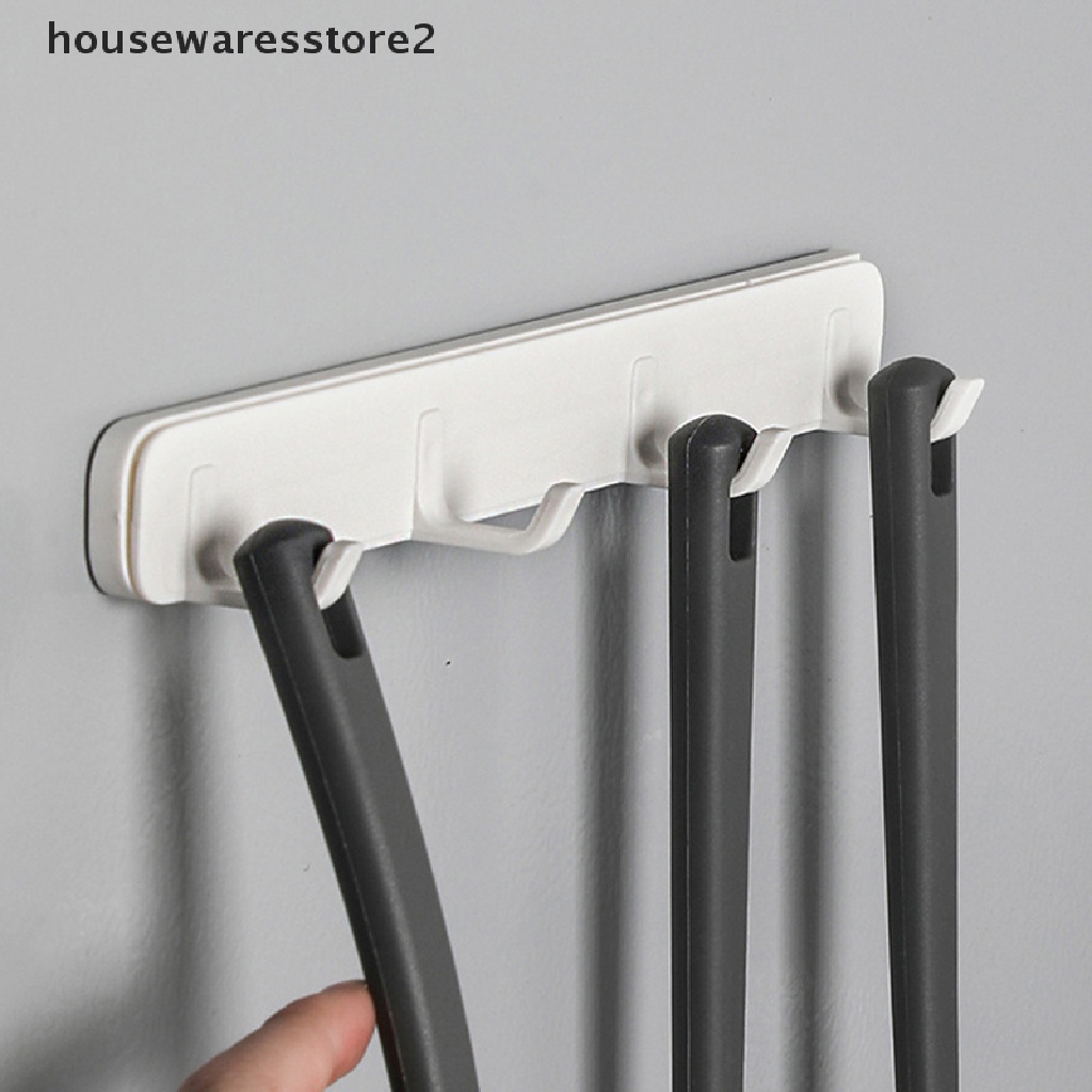 Set 2 Móc Treo Đồ Tự Dính Có Thể Thu Gọn Tiết Kiệm Không Gian