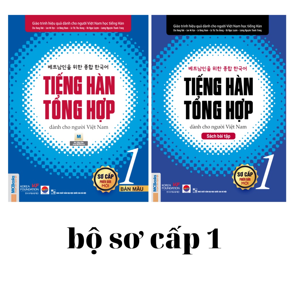 Sách - Trọn Bộ Tiếng Hàn Tổng Hợp Dành Cho Người Việt ( bản màu)