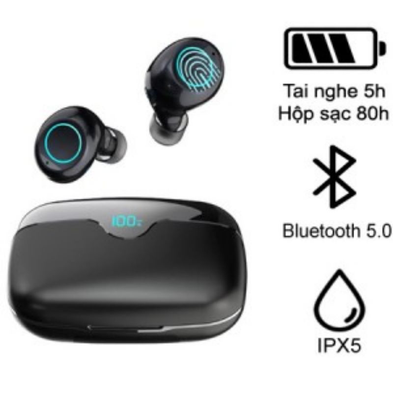 Tai nghe True Wireless iWALK Crazy Duo pin 80H BTC001