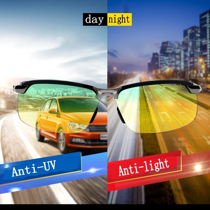 Kính mát phân cực chống tia uv thay đổi màu sắc phong cách cổ điển thời trang cho nam và nữ