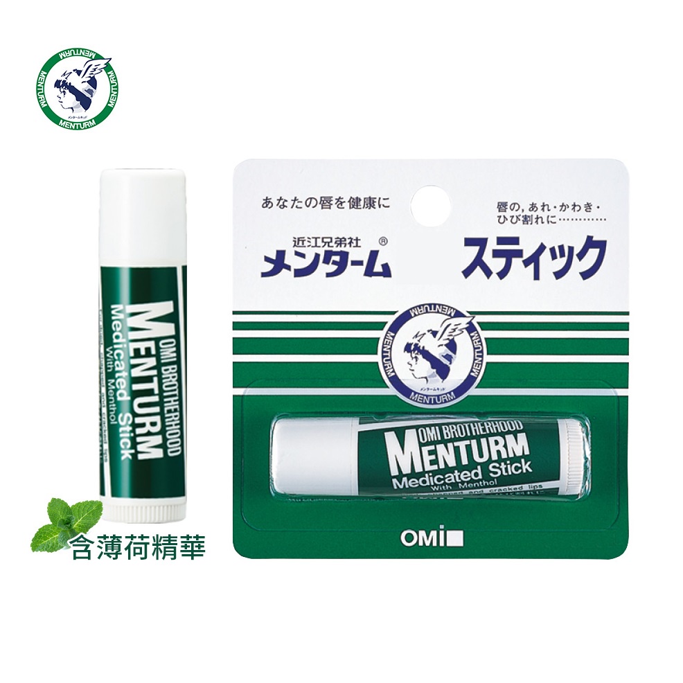 Son Dưỡng Dành Cho Môi Khô Và Nứt Nẻ Omi Brotherhood Menturm Medicated Stick With Menthol 4g