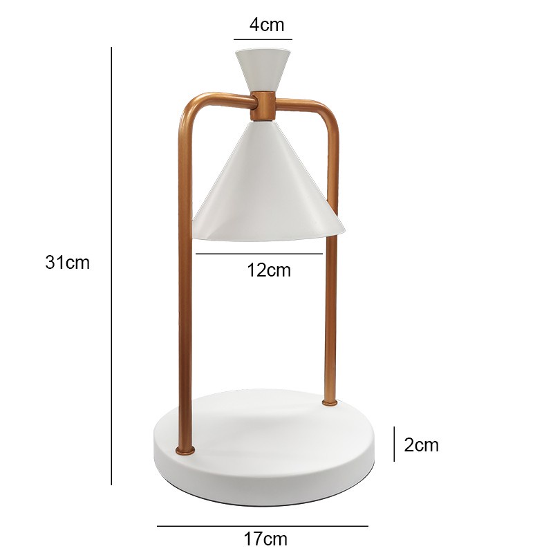 Đèn nến nóng chảy phong cách Bắc Âu, đốt nến thơm, xông tinh dầu