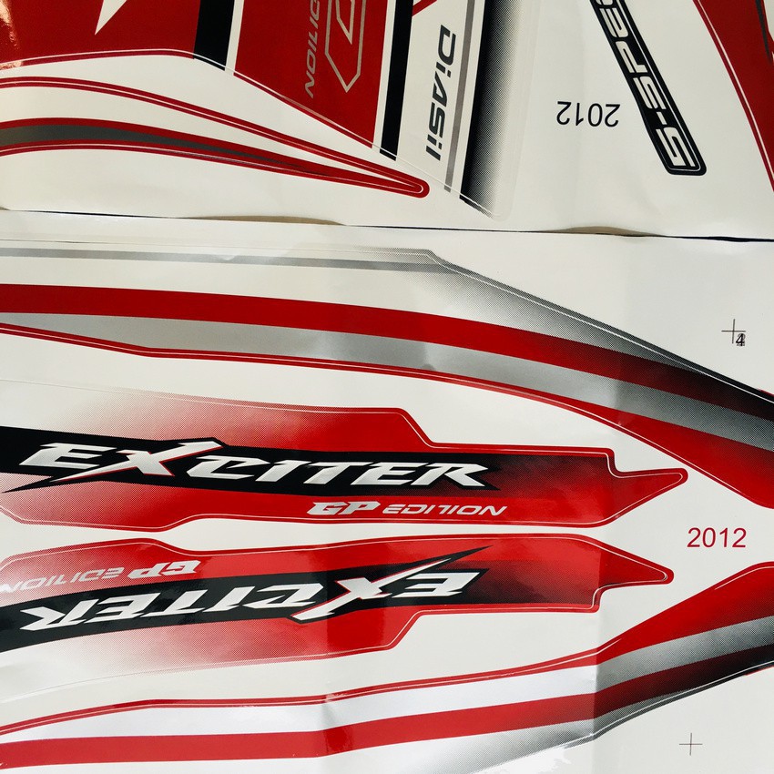 [CỰC RẺ] Tem decal dán full xe EXCITER 135 ĐỜI 2013 hàng 3 lớp siêu bền