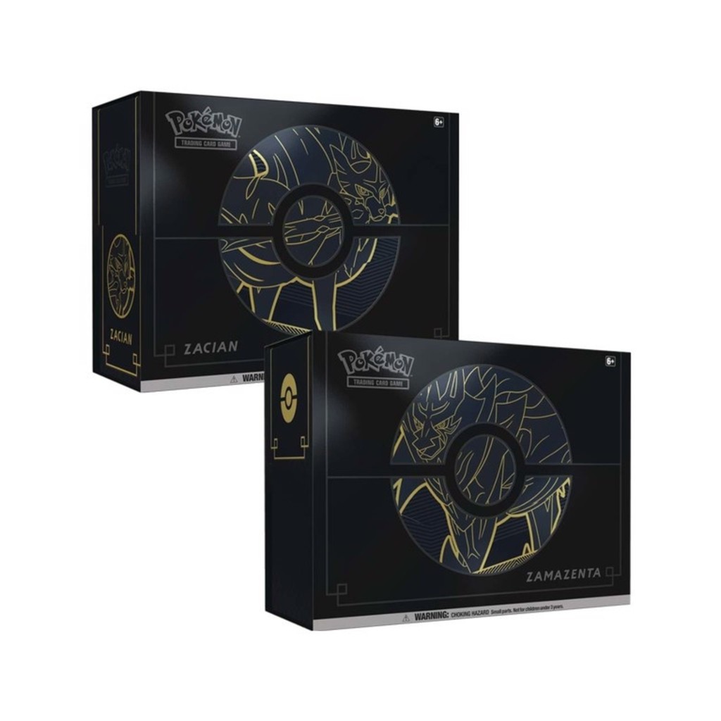 Hộp Elite Trainer Box 12 gói thẻ bài Pokemon TCG: ZAMAZENTA / ZACIAN PLUS