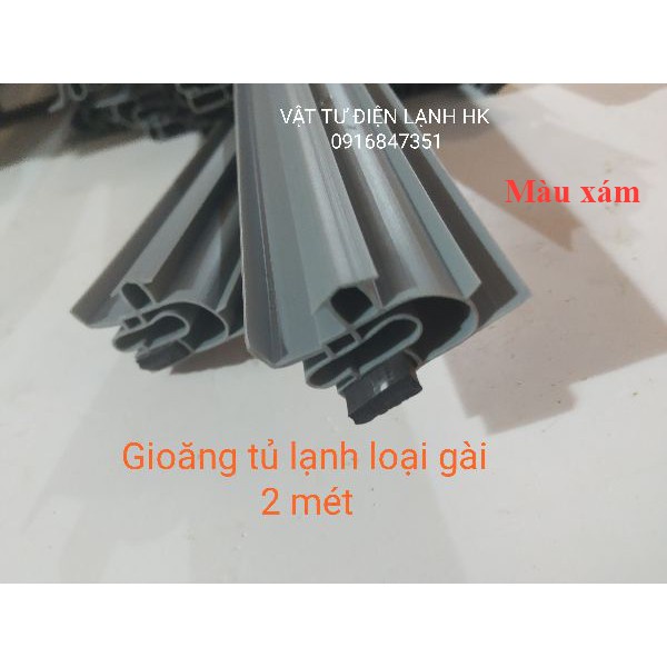 Ron cánh cửa tủ lạnh 1.8m-2m kiểu cài - bắt vít - sẵn nam châm 1m8 2m- Gioăng tủ - Zoăng tủ lạnh gài