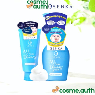 Sữa Rửa Mặt Dạng Bọt Tẩy Trang Senka All Clear DoubleW Foam 150ml