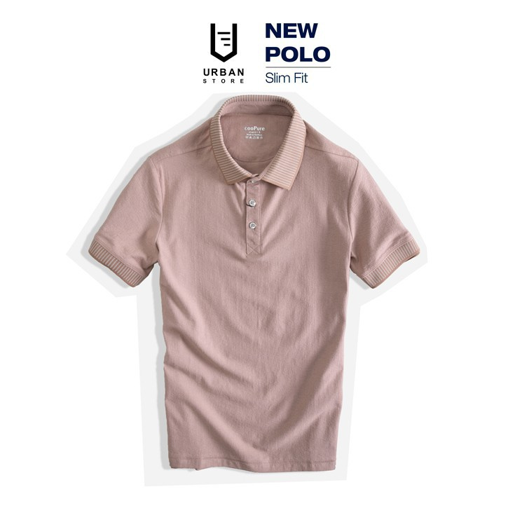 Áo Thun polo Nam cooPure, Áo Thun polo Nam Chất Liệu Đũi Recycle, Thiết Kế Cổ Dệt Sang Trọng NO.2556 | BigBuy360 - bigbuy360.vn
