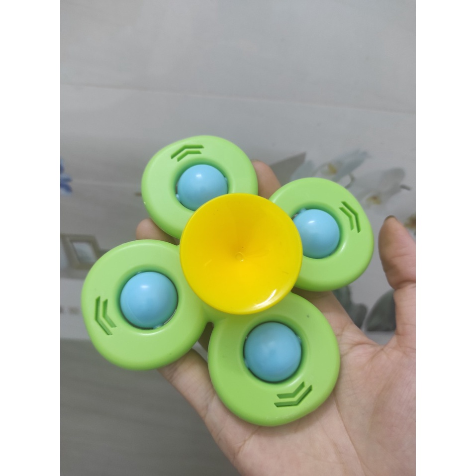 Đồ chơi con quay spinner hình bọ rùa 4 cánh vui nhộn cho bé, nhựa ABS an toàn