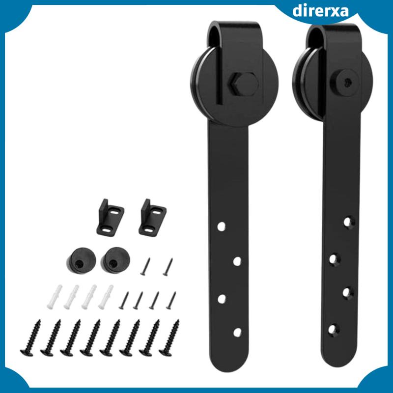 Bộ Thanh Trượt Cửa Ra Vào Bằng Thép Màu Đen Chất Lượng Cao