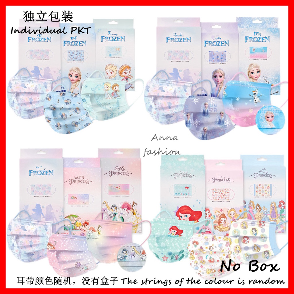 Set 10 / 30 Khẩu Trang 3 Lớp 000 In Hoạt Hình Mickey / Chip 'n' Dale / Winnie the Pooh Cho Người Lớn / Trẻ Em