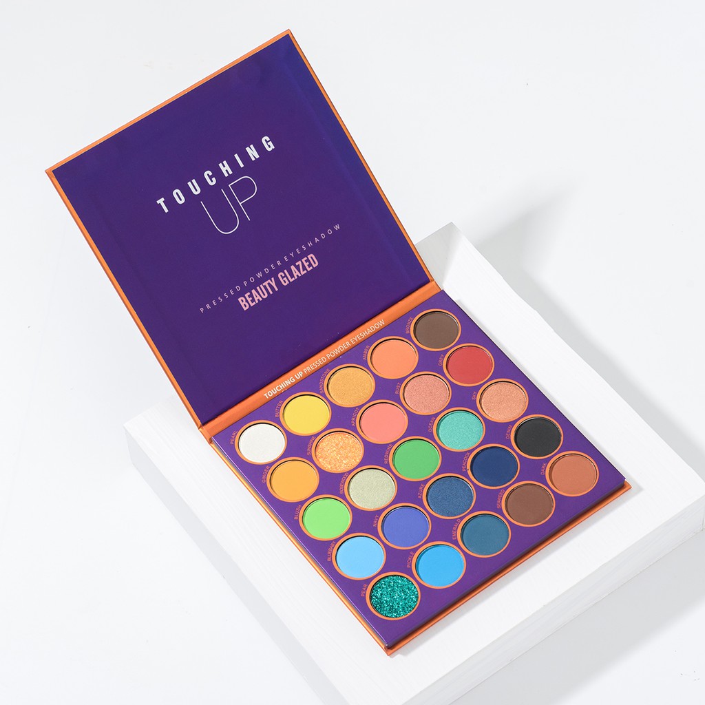 [Hàng mới về] Bảng Phấn Mắt Beauty Glazed 25 Màu Lì Nhũ Trang Điểm Lâu Trôi | BigBuy360 - bigbuy360.vn