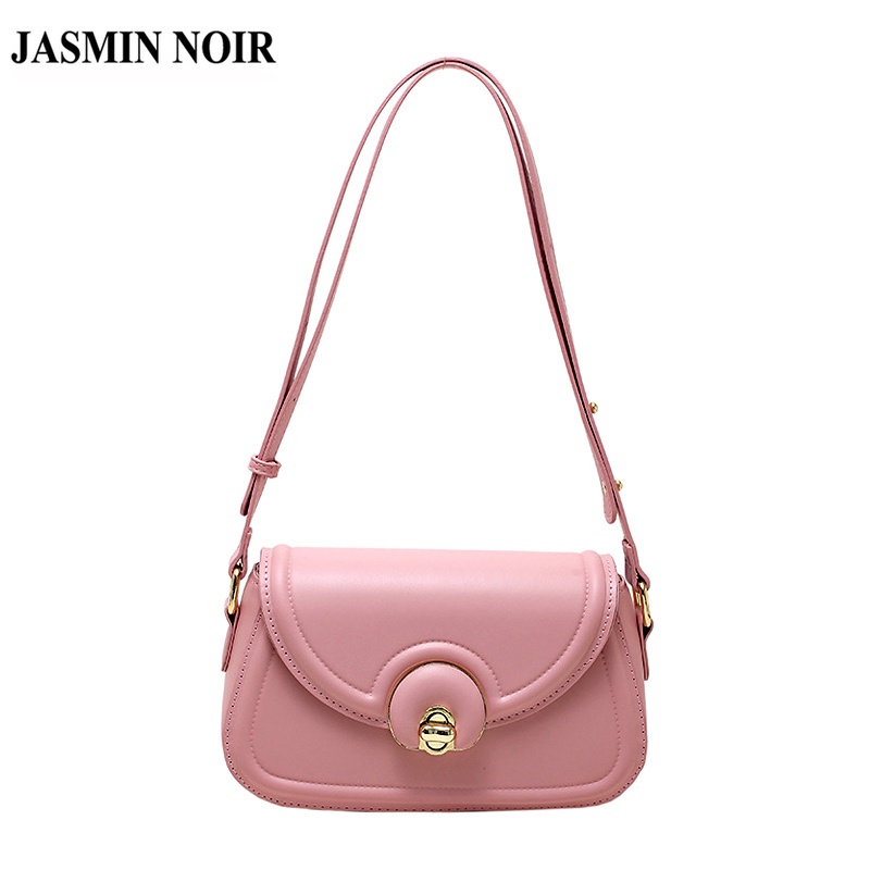 Túi Đeo JASMIN NOIR Chéo Bằng Da PU Hình Yên Ngựa  Cho Nữ
