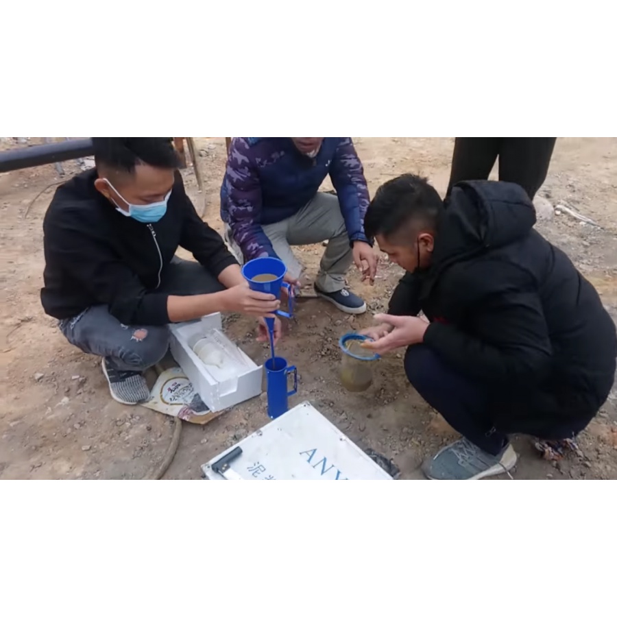 Bộ đo hàm lượng cát bentonite - Ống thủy tinh, phễu đo hàm lượng cát bentonite