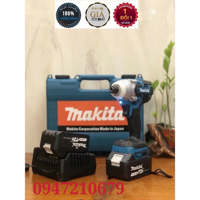 Máy bắt vít🔥Makita🔥🔥72V dùng pin💥siêu khoẻ 🔥bảo hành 12 tháng.🔥