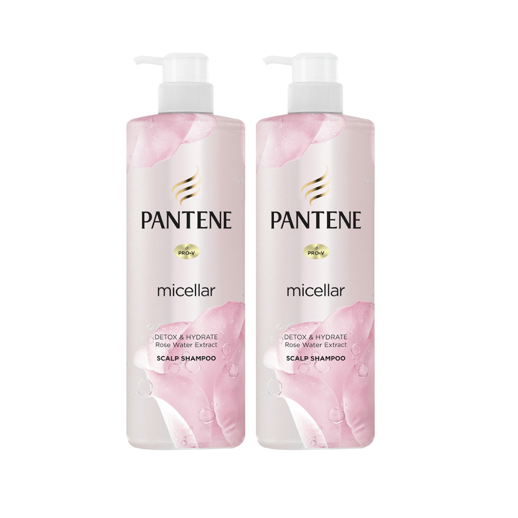 Combo 2 Chai Dầu Gội PANTENE Micellar 530ML Mic - Hoa Hồng/ Mic - Tảo Biển/ Mic - Hoa Súng