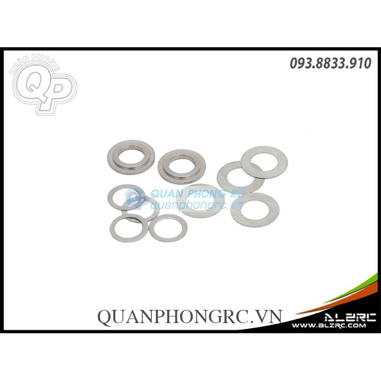 ALZ27 - ALZRC Long Đền Cốt Ngang - Devil X360 Spindle Shaft Washers DX360-04