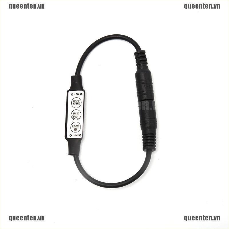 DC12-24V 6A 3 Keys Mini Led Dimmer Controller 72W with male female DC Connector QUVN