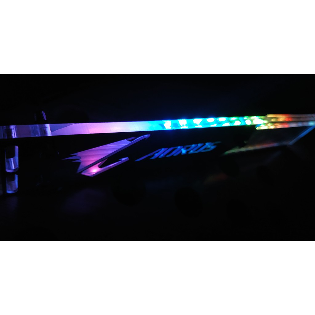 Giá Đỡ VGA Alumium Iron (RainbowLED ) LED đồng Coolmoon (Card VGA màn hình)