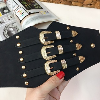 Dây nịt thun bản lớn cá tính