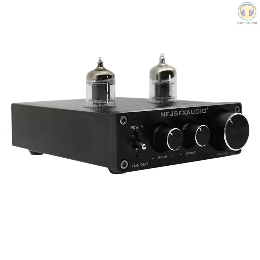 Bộ Bộ tiền khuếch đại âm thanh HiFi mini 6K4 FX-AUDIO TUBE-03 chất lượng cao