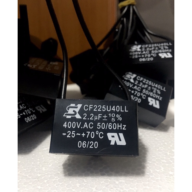Tụ Quạt Trần Xịn 2.2 uf  400 V.AC Hàng công ty