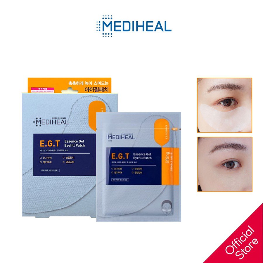 [Nhập mã COSMH22 giảm 8%] Mặt nạ cấp ẩm và giảm bọng mắt Mediheal Eyefill Patch 2.7g