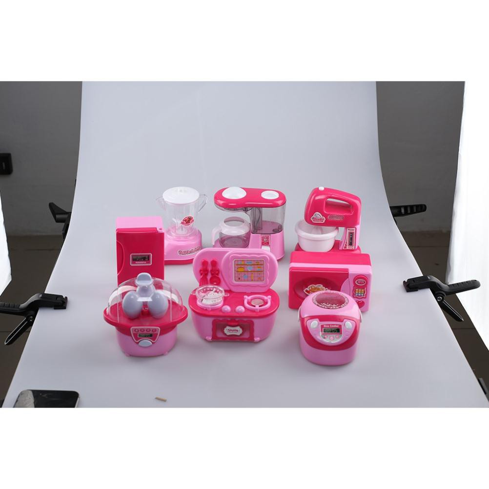 Đồ chơi nấu ăn  sử dụng pin màu hồng