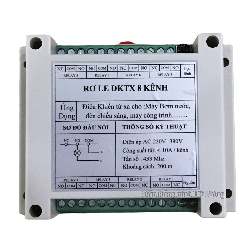 Bộ điều khiển từ xa 8 kênh