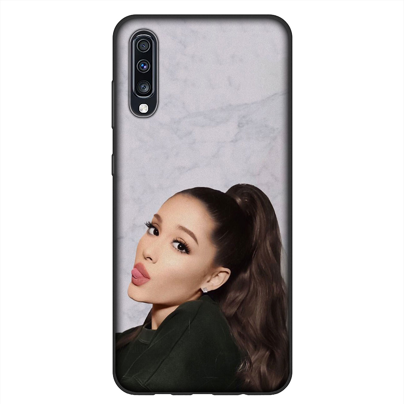 Ốp điện thoại silicon mềm in hình Ariana Grande cho Samsung Galaxy S9 S10 S20 FE Ultra Plus Lite S20+ S9+ S10+ S20+