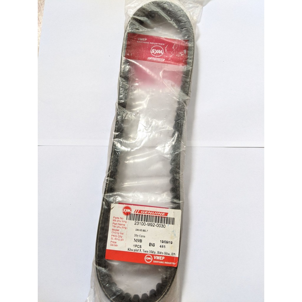 Dây curoa Attila đời xăng cơ zin chính hãng / dây đai truyền động Attila