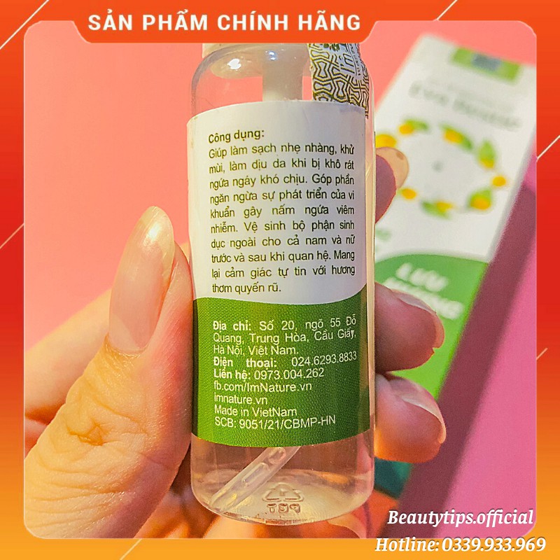 (Mini) Xịt Khử Mùi Vùng Kín Eva Bestie - Kháng Khuẩn Lưu Hương Quyến Rũ I'm Nature 20ml