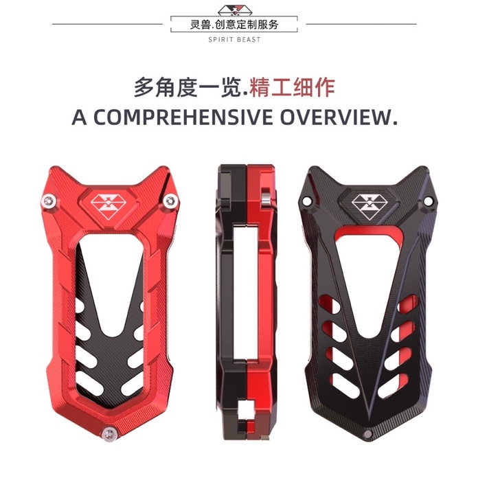Vỏ Ốp Bảo Vệ Chìa Khoá Honda SmartKey 2 Nút PCX160 Lead125 Spirit Beast L16