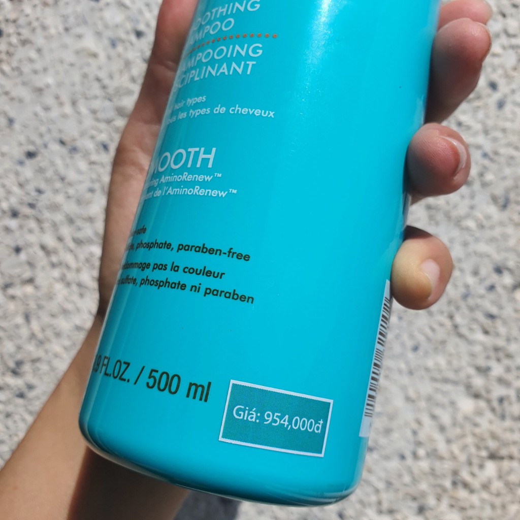 LẺ DẦU GỘI HOẶC DẦU XẢ SUÔN MƯỢT MOROCCANOIL SMOOTH 500ML