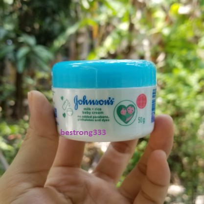 [MẪU MỚI] Kem dưỡng ẩm Johnson's Baby Milk Cream 50g