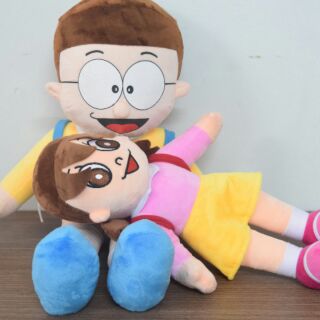Nobita , Xuka , Đôraemon nhồi bông
