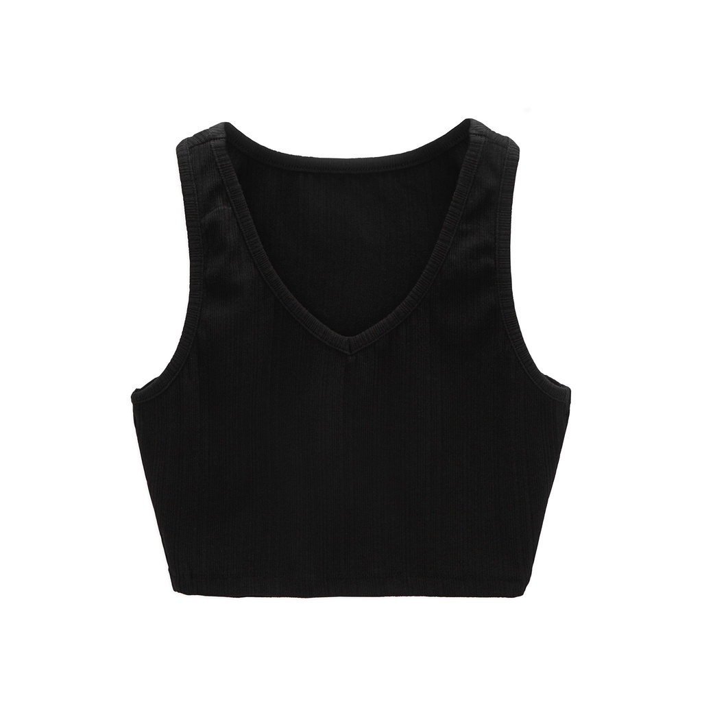Áo Nữ Croptop Basic , Chất Vải Thun Tăm Thoải Mái , WC000137 ,SOMEHOW