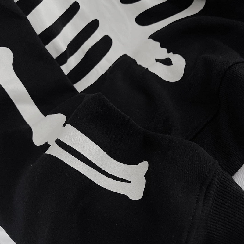 (sẵn) Áo sweater nỉ form rộng hình Người unisex (nam nữ mặc được)