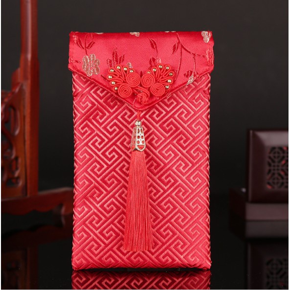 Phong bì đám cưới Kiểu đứng Vân Sóng -mẫu cao cấp sang trọng
